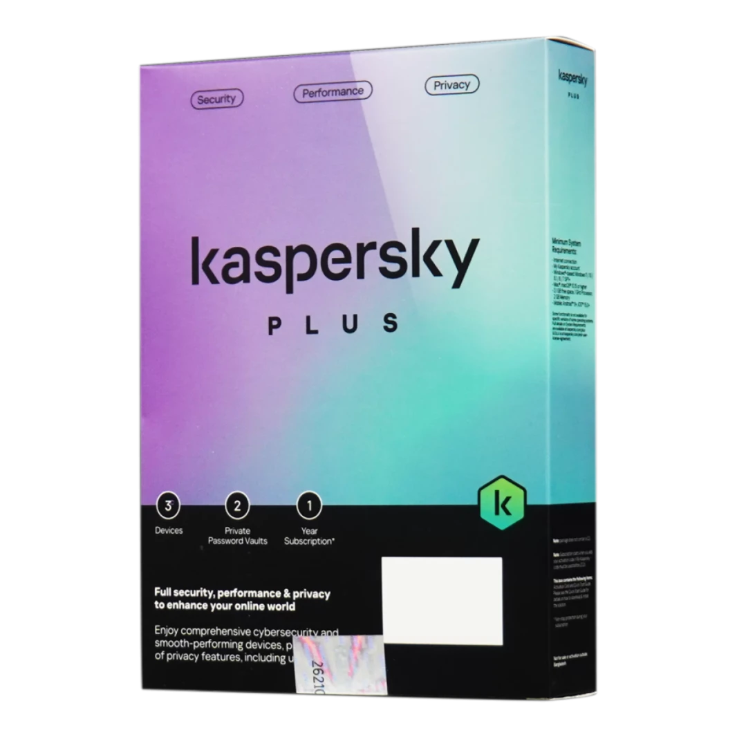 Kaspersky Plus Internet Security 2023 | 3 Device | 1 Year | Anti-Phishing and Firewall | Unlimited VPN | Password Manager | Online Banking Protection | PC/Mac/Mobile