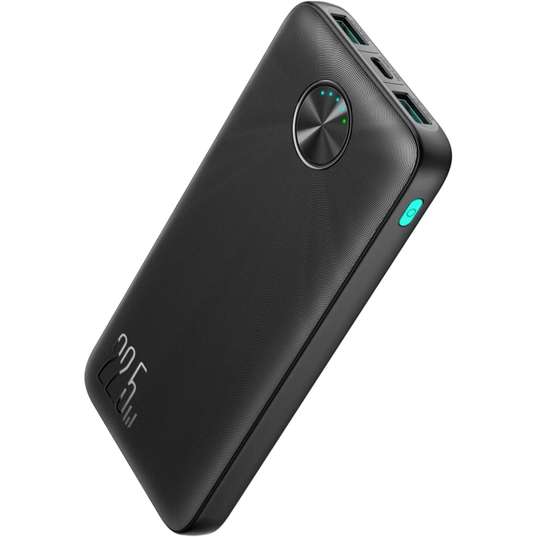 Joyroom JR-PBF15 22.5W 10000mAh LED Fast Charging Power Bank, Black / 18 Month Warranty