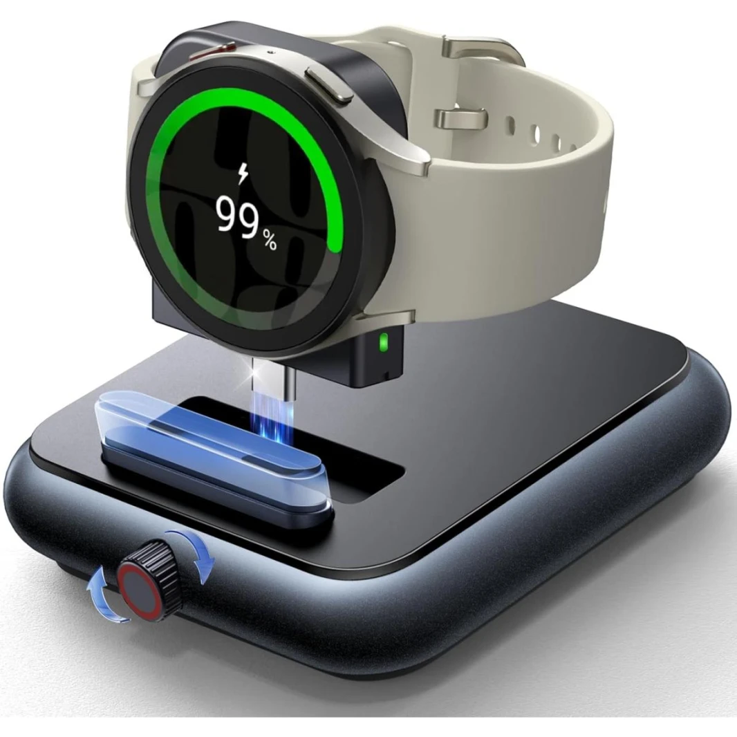 JOYROOM WQW02 Removable Charging Dock for Samsung Galaxy Watch, Magnetic Watch Charger with USB C Cable Fast Charging - 18 Month Warranty