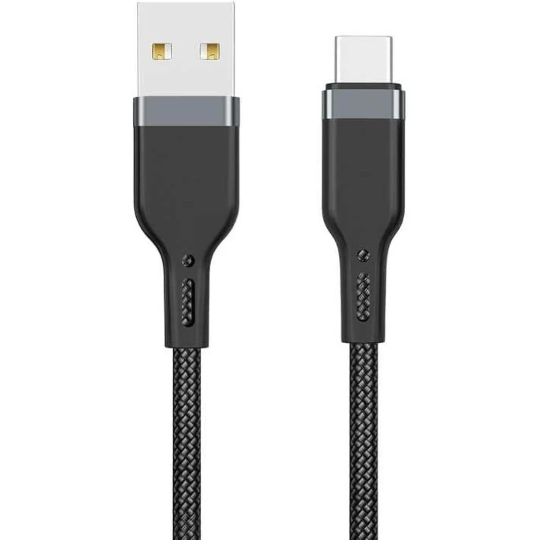 WIWU PT02 Platinum Fast Charging and Transmission Data Cable USB to USB-C 1.2M - Black