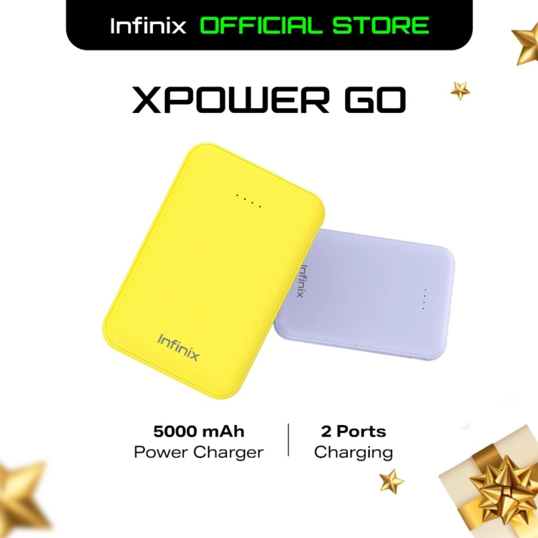 Infinix XPO5 5000 mAh Powerbank 12W Type C and USB A XP05