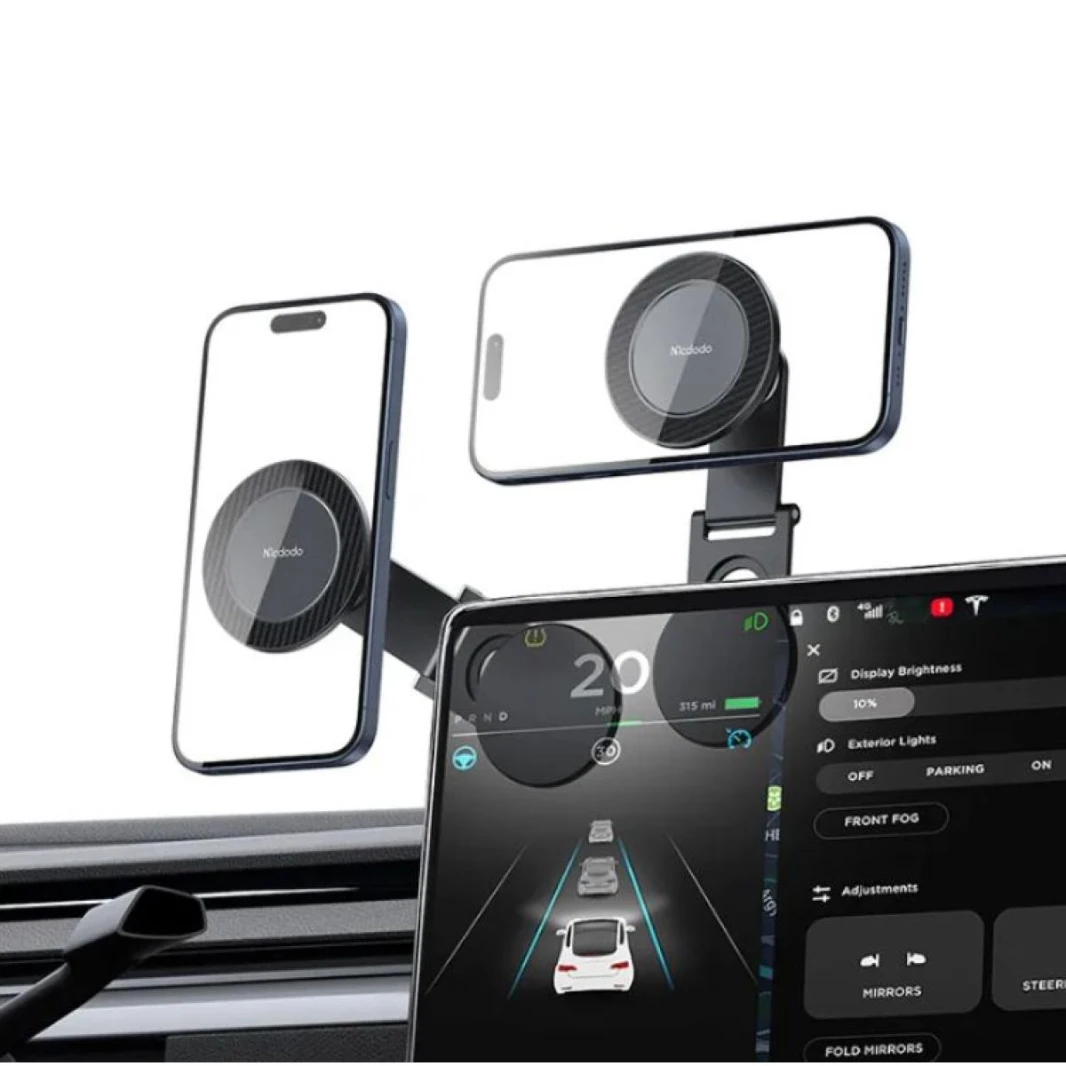 Mcdodo CM-5060 Magnetic Car Mount for Phone（Stick-on Version) Strong adhesion force, more stable and not easy to fall off Aluminum alloy structure design for more sturdy and reliable