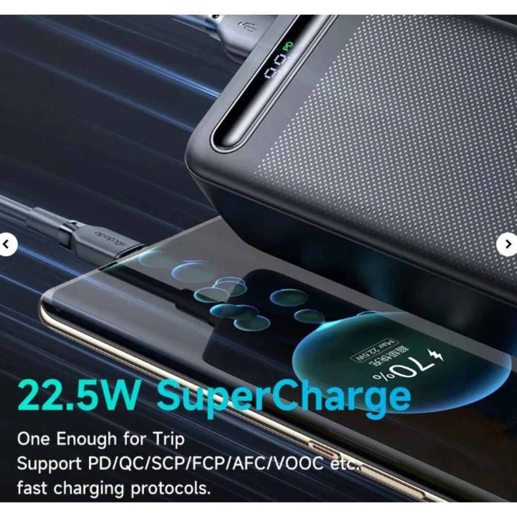Mcdodo 391 22.5W PD+QC Power Bank 30000mAh with Digital Display