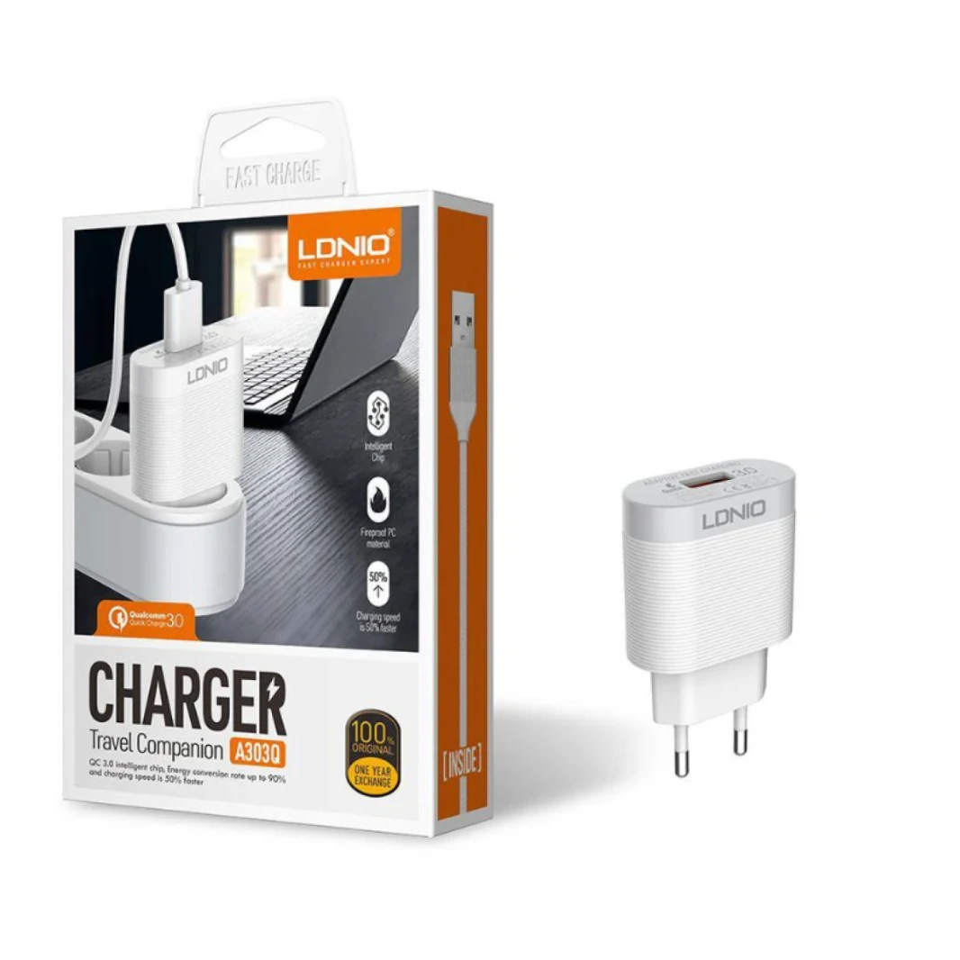 LDNIO A303Q Qualcomm 3.0 Home Charge Adapter Quick Charge 3.0 Technology Supported Devices