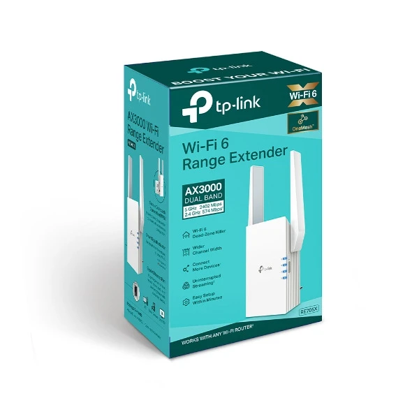 TP -Link RE705X - AX3000 شبكة WiFi 6 Extender