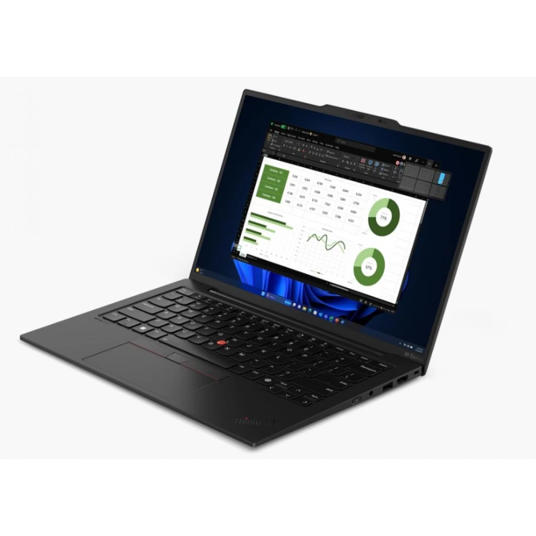 Laptop ThinkPad X1 Carbon Gen 12 Intel® Core™ Ultra 7 155U Intel® Evo™ Platform 32GB LPDDR5x 1TB SSD M.2 2280 14" WUXGA (1920x1200) IPS 400nits Windows® 11 Pro - 3 Years Warranty