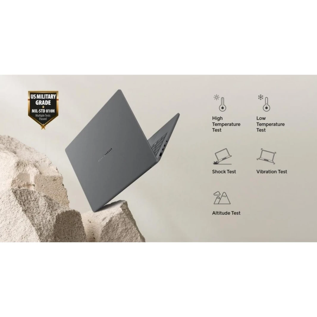 ASUS Zenbook 14 OLED NEW Snapdragon® X Elite X1E 78 100 Processor Qualcomm Adreno GPU 16GB LPDDR5X  Huge-Battery 14" FHD+ OLED  Windows 11 Home - Iceland Gray