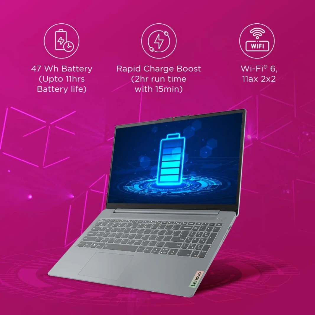 Laptop Lenovo IdeaPad Slim 3 13th Gen Intel Core i5-13420H 8GB DDR5 512GB SSD 15.6" (39.6cm) FHD  300 Nits Thin & Light Laptop