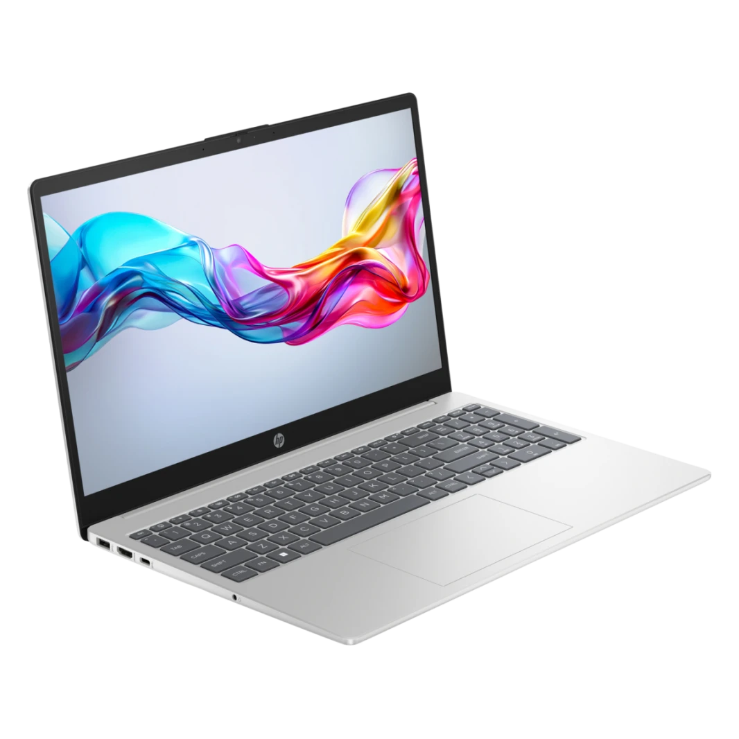 HP Laptop 15-fd1017ne Intel® Core™ Ultra 5 125H High-Preform. Processor Up to 4.5 GHz,16 GB DDR5, 15.6" FHD IPS Micro Edge - Natural Silver