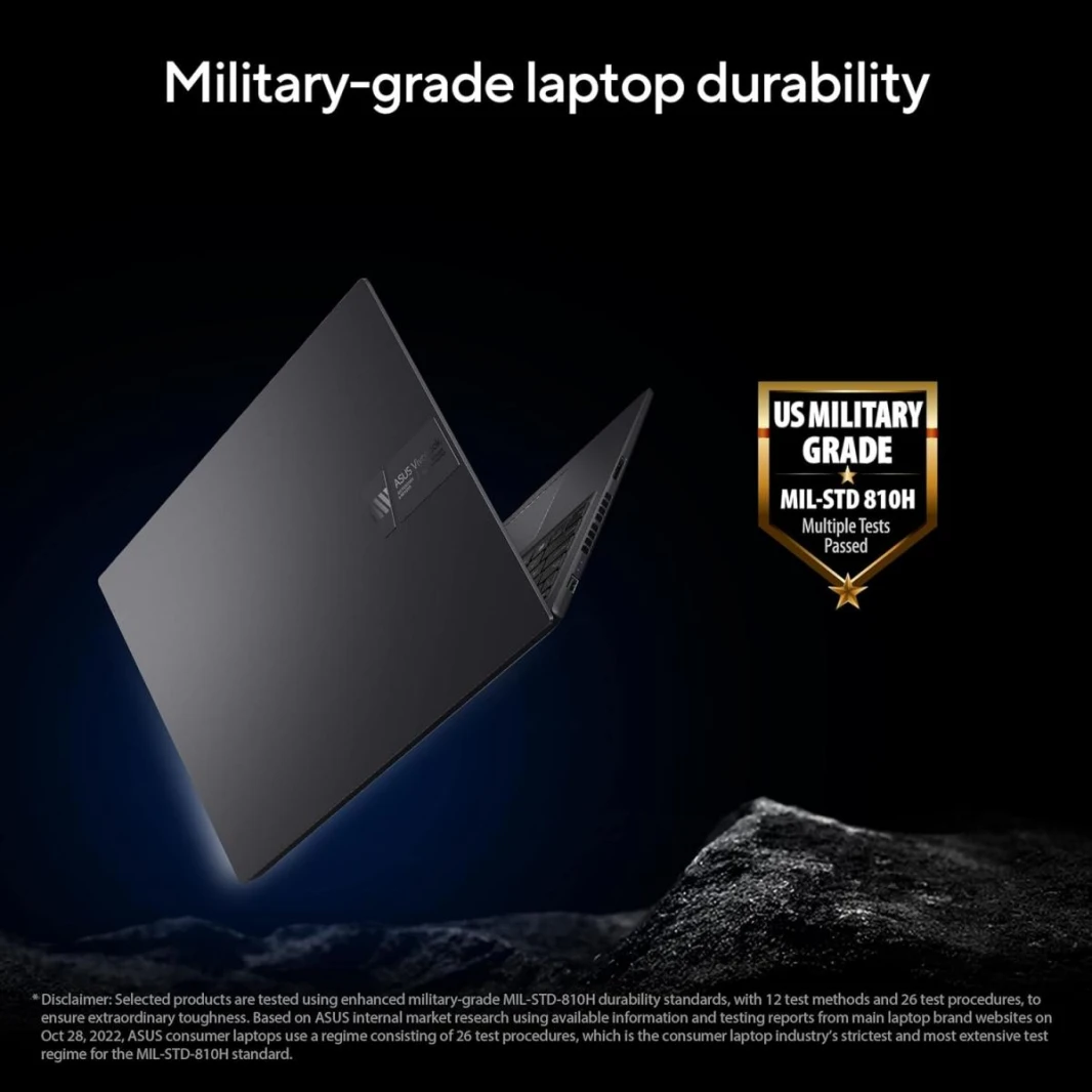 ASUS Vivobook 16X Creator Series Intel Core™ i9-13900H Processor NVIDIA GeForce RTX 4050 6GB GDDR6 16.0" IPS 2.5K 144Hz Refresh Rate - Indie Black