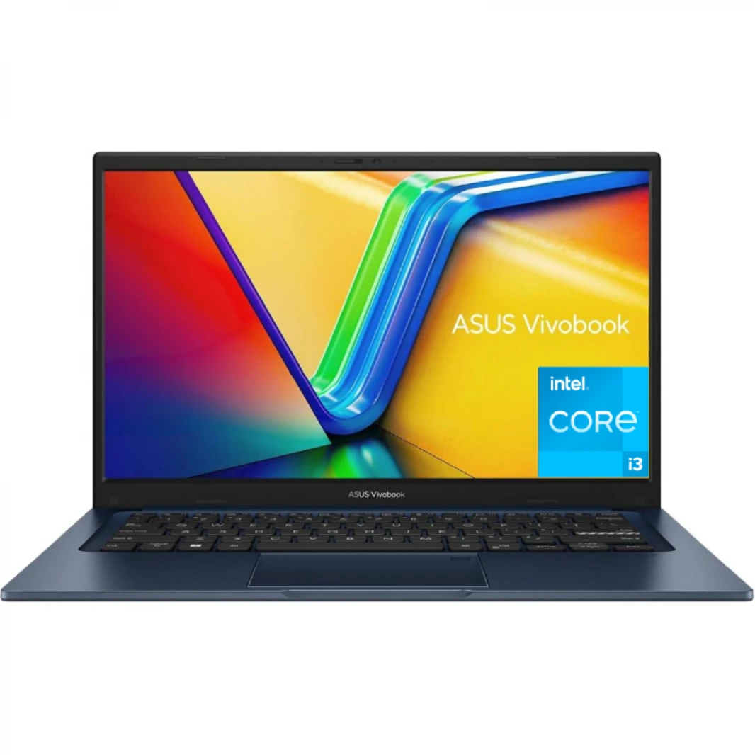 Laptop ASUS Vivobook 14 Intel® Core™ i3-1315U 6-Cores Processor 8GB DDR4 Upgradable 14" FHD IPS 250nits Display - Quiet Blue