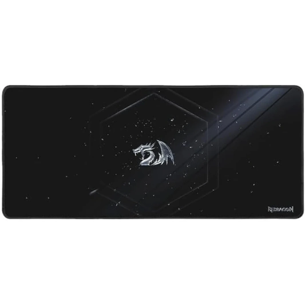 Redragon P041 XEEN XL Mousepad ، سطح ناعم ، مقاوم للماء ، حجم 900 مم × 400 مم ، سمك 3 مم ، متين ، مضاد للانزلاق ، قاع مطاطي ، أسود