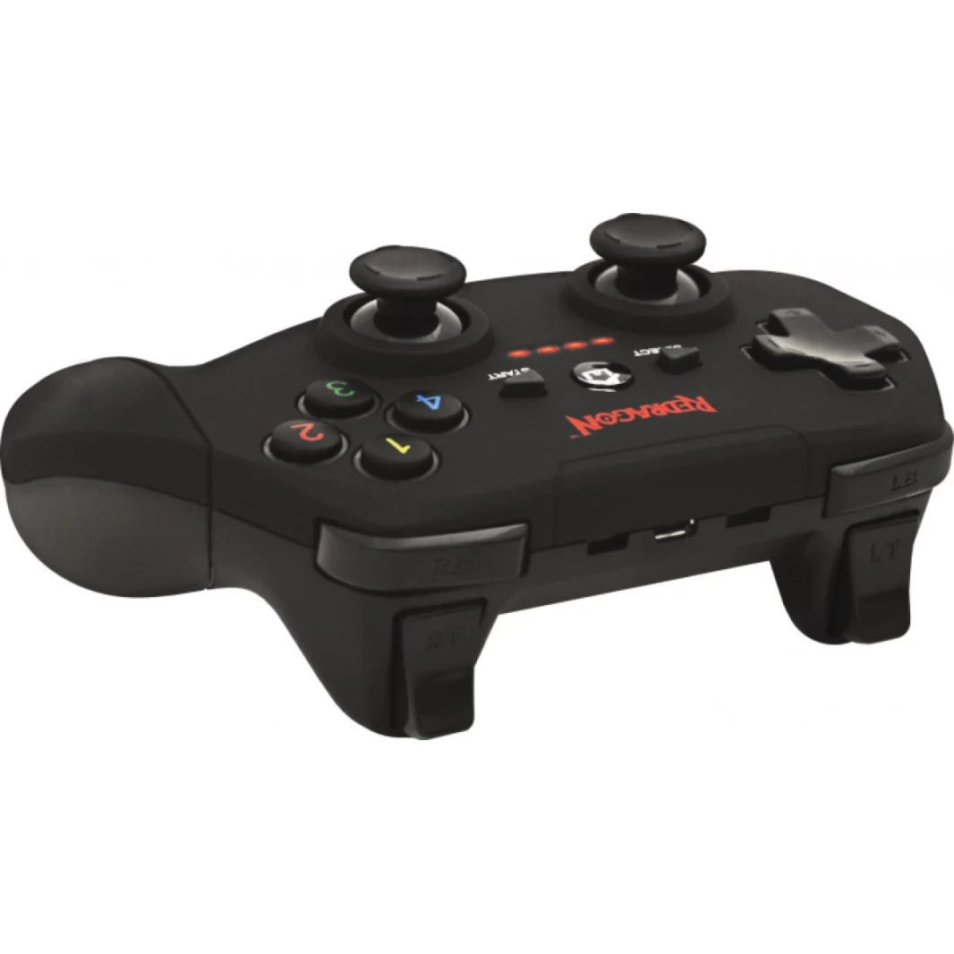 Redragon Harrow G808 Wireless PC Game Controller مزدوج الاهتزاز Harrow PC ، PS3 ، PlayStation ، Android ، Xbox 360