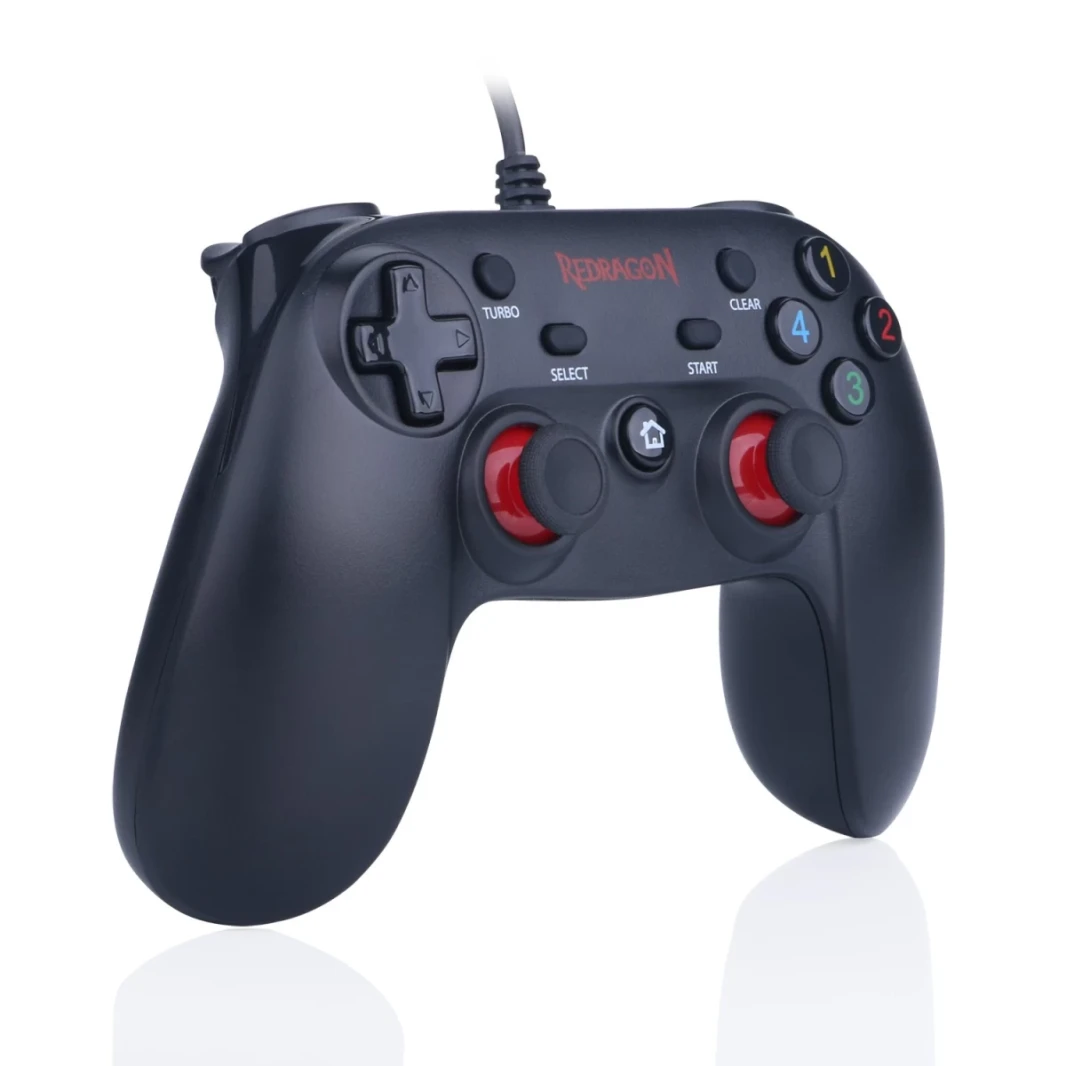 REDRAGON SATURN G807 Wired PC Game Controller Joystick Dual Vibration Saturn For PC,PS3,Playstation,Android