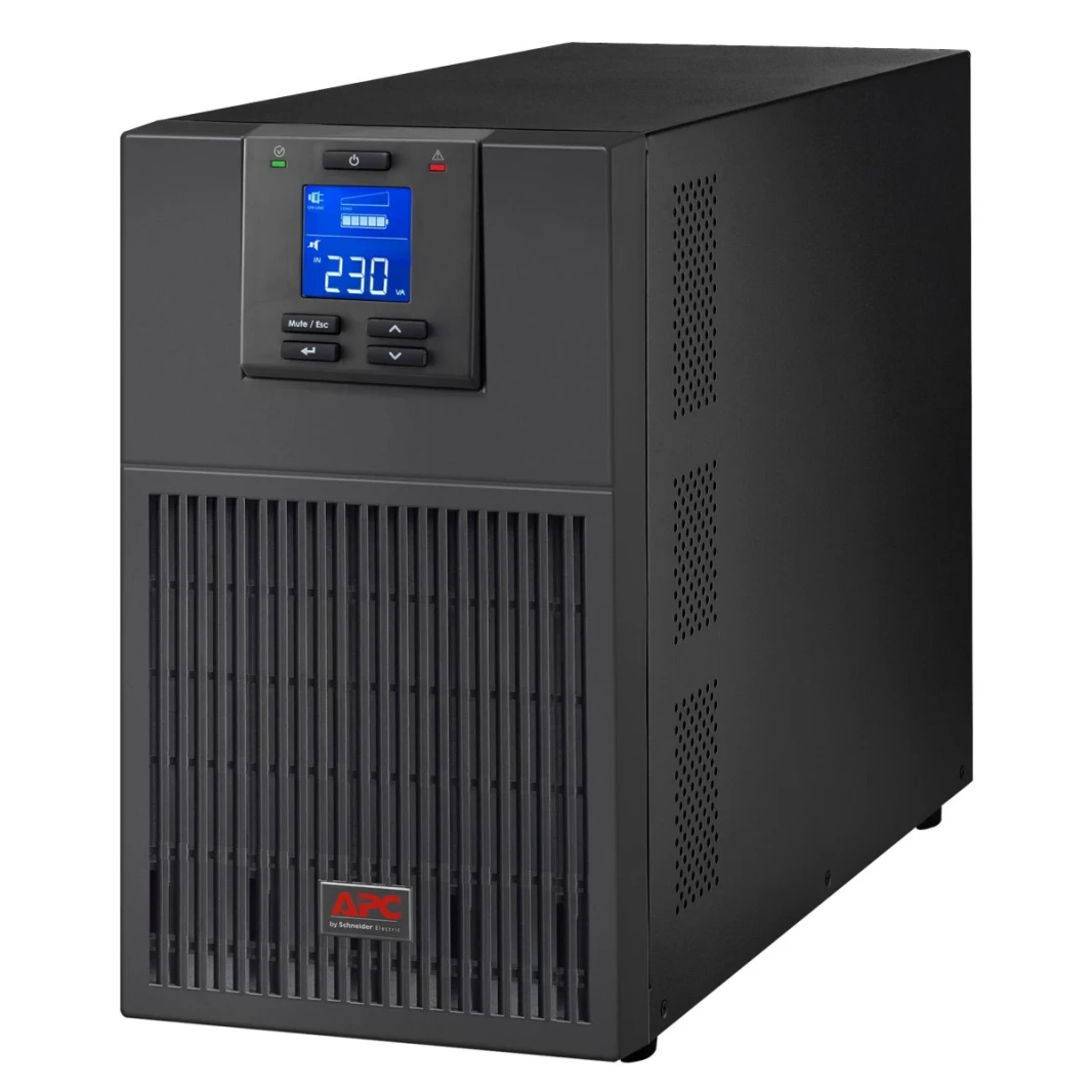 APC SRV3KI Easy UPS 3kVA Online 2400W Double-Conversion Pure Sine Wave Tower Easy-to-read LCD UPS
