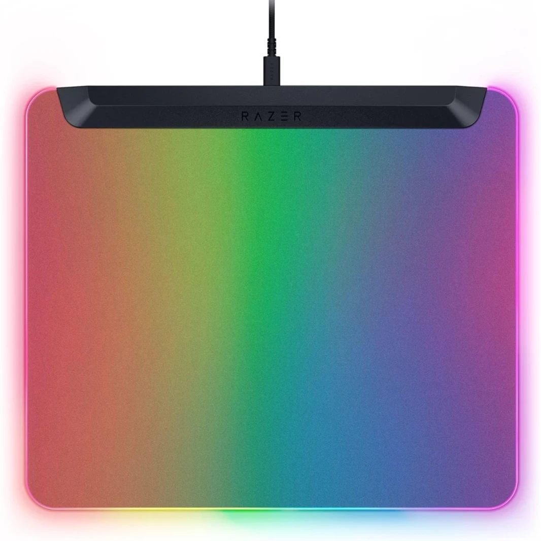 Razer Firefly V2 Pro بالكامل RGB Gaming Mouse Mouse Mat Design 15 Zone Chroma Lighting USB 2.0 PORT TYPE TYPE CABL