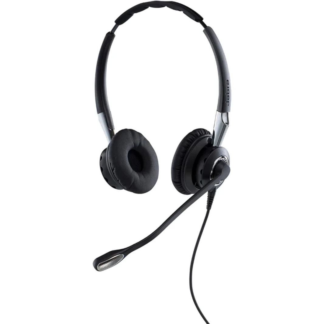 JABRA 2400 II USB Wired 360 ° BOOM و MICROPHONE RESITARTANT مع إلغاء الضوضاء والتحكم عن بُعد واجهة USB