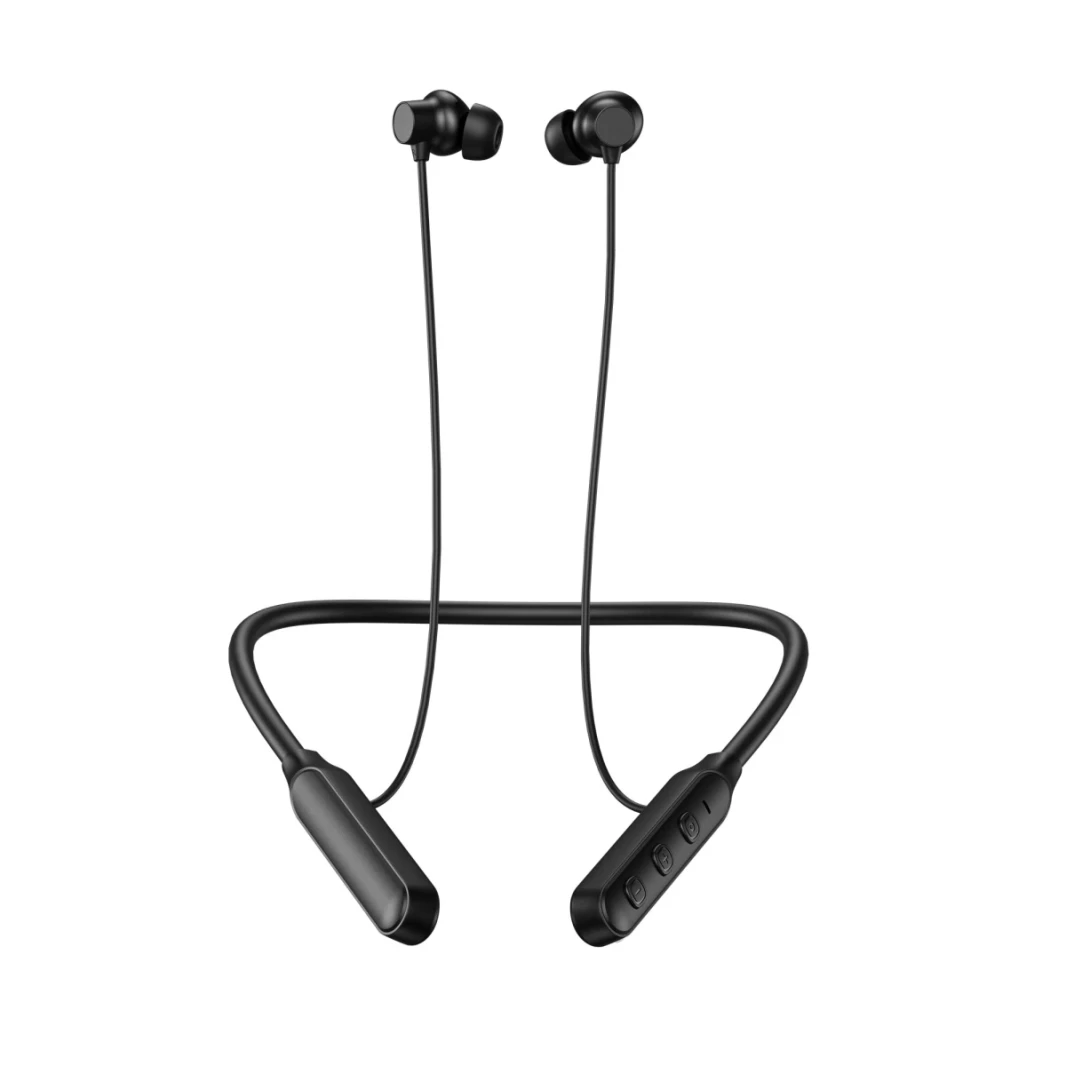سماعات الأذن اللاسلكية Flex Wiwu GB01 ، بلوتوث 4.2 ، صوت صافي HIFI ، بطارية Long Life ، حتى 30 ساعة وقت الموسيقى - أسود