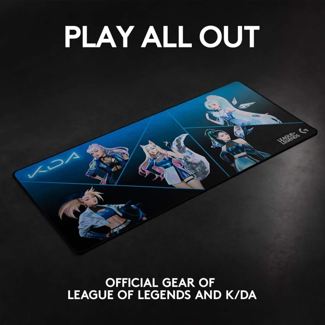 Logitech G840 XL Pad Mouse Mouse Pad Thin Tracable Ritber Rubber Base Base Performant معتدلة معتد
