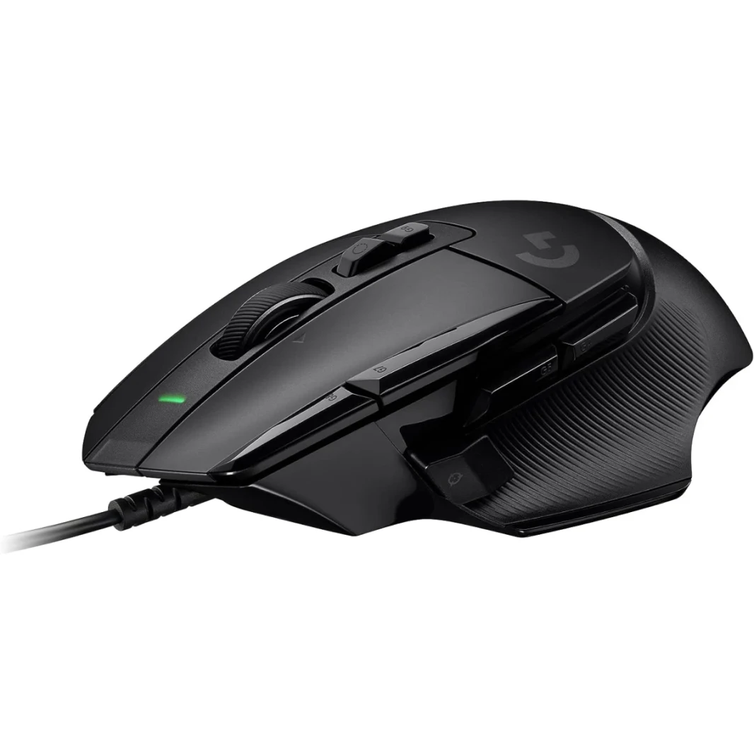 Logitech جديد G502 X Hero 25K مستشعر Wired Lightforce الهجينة المفاتيح الأولية الميكانيكية لأجهزة الكمبيوتر MacOs & Windows ، Black