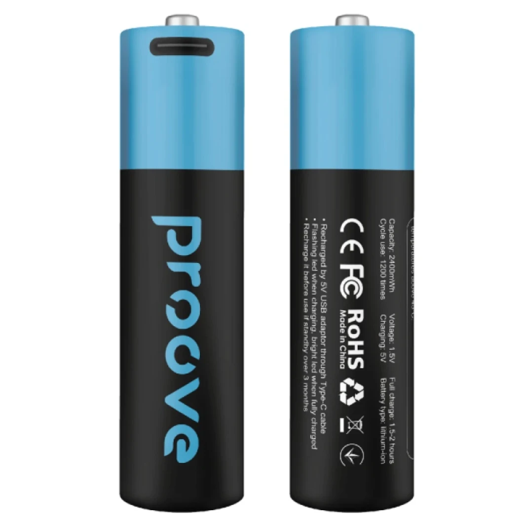 PROEVE COMPACT ENERGY BETTRIES AAA TYPE BATTERIES 740MWH (2 قطعة)