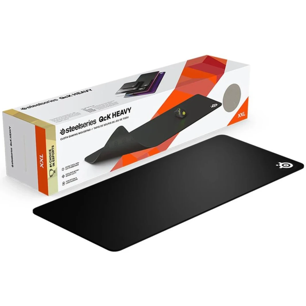 لوحة الفولاذ QCK Gaming Mouse - قطعة قماش سميكة XXL - بحجمها لتغطية المكاتب