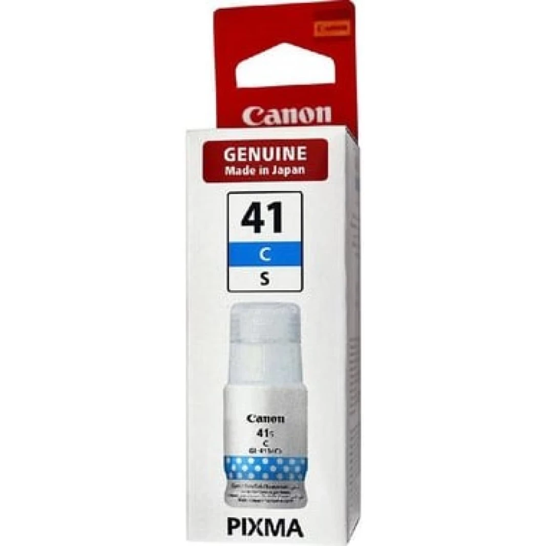 Genuine Canon GI-41 Y Small Refillable Ink Cartridge for Pixma Ink Printers - Cyan