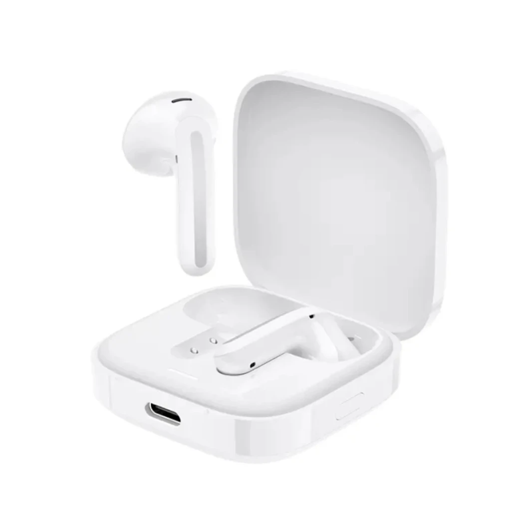 Xiaomi Air 4 SE Bluetooth 5.4 ميكروفون مزدوج مكالمة مكالمة ضوضاء الحد من عمر البطارية حتى 30 ساعة - أبيض