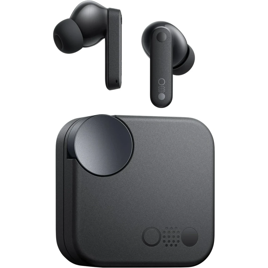 CMF Buds اللاسلكي Bluetooth أذن ، 42dB إلغاء الضوضاء لإلغاء سماعات الأذن ، Dirac HD Audio ، 35.5h وقت اللعب ، BT5.3 ، IP54 مقاوم للماء ، 4HD MICs Wireless Headphones for iPhone & Android - Dark Gray
