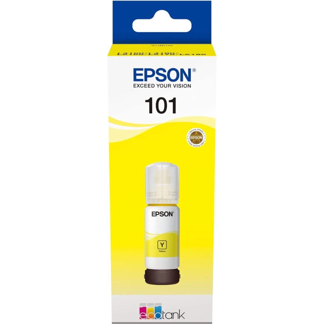 حقيقية Epson 101 Ecotank Ink Bottle 70 مل - أصفر