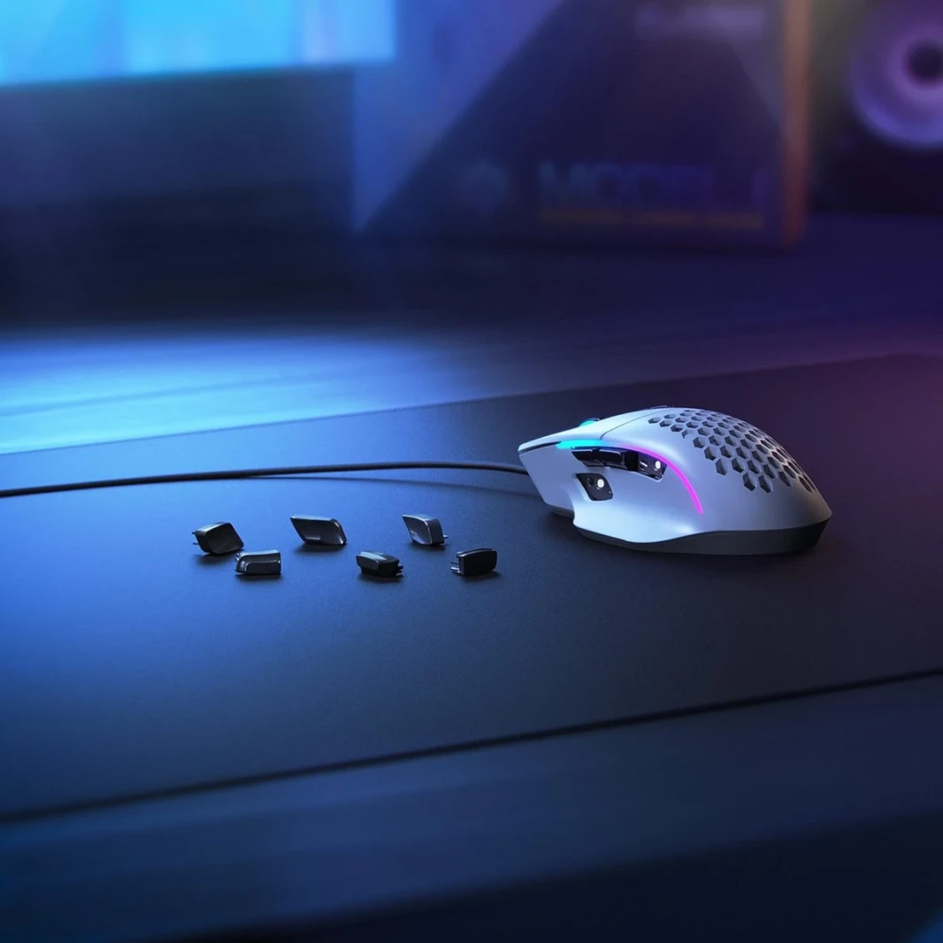 GloriousModel I Wired 69G Superlight 2 أزرار قابلة للتبديل RGB PTFE FEET