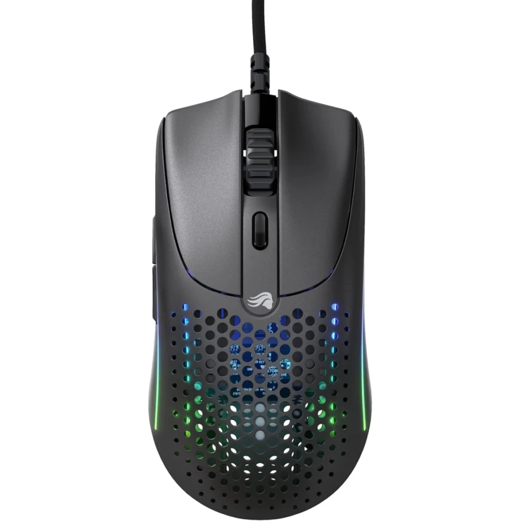 طراز رائع O 2 Wired 59G FPS FPS 26،000 DPI MOTION SYNC 80M انقر فوق المفاتيح المقدرة 6 أزرار قابلة للبرمجة RGB - أسود غير لامع