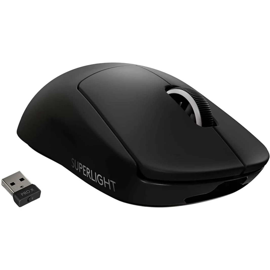 Logitech G Pro x Superlight Wireless Ultra Lightweight 63 Grams Hero 25K Sensor 25،600 dpi 5 buttons - Black