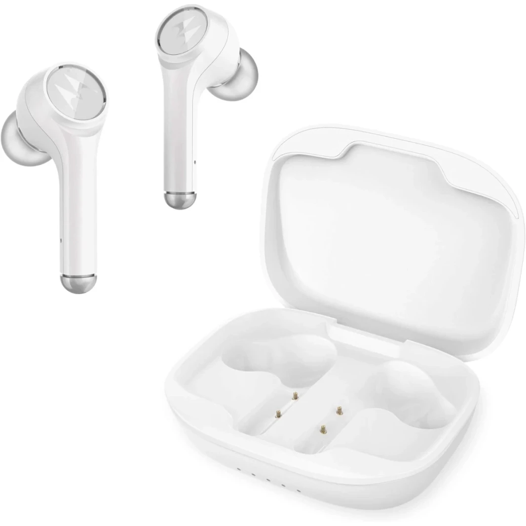 Motorola Vervebuds 800 True Wireless In-Ear-IPX4 Cordless Corpuds W/ Dual Dual Consling Mic Case Bluetooth 5.0 6H Playtime