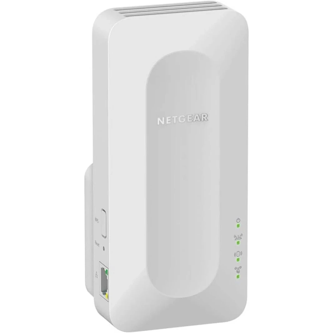 Netgear (EAX12) Wi-Fi 6 Mesh Range Extender AX1600 Dual-Band Wireless Signal Dooster & Repeater (تصل إلى 1.6 جيجابت في الثانية) ، أمان WPA3 ، التجوال الذكي