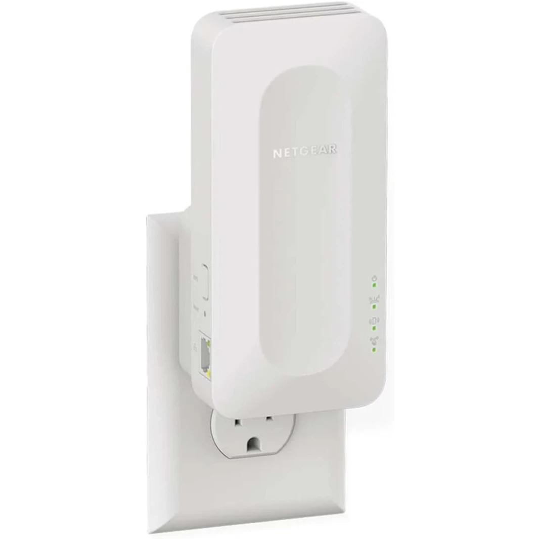 Netgear (EAX12) Wi-Fi 6 Mesh Range Extender AX1600 Dual-Band Wireless Signal Dooster & Repeater (تصل إلى 1.6 جيجابت في الثانية) ، أمان WPA3 ، التجوال الذكي