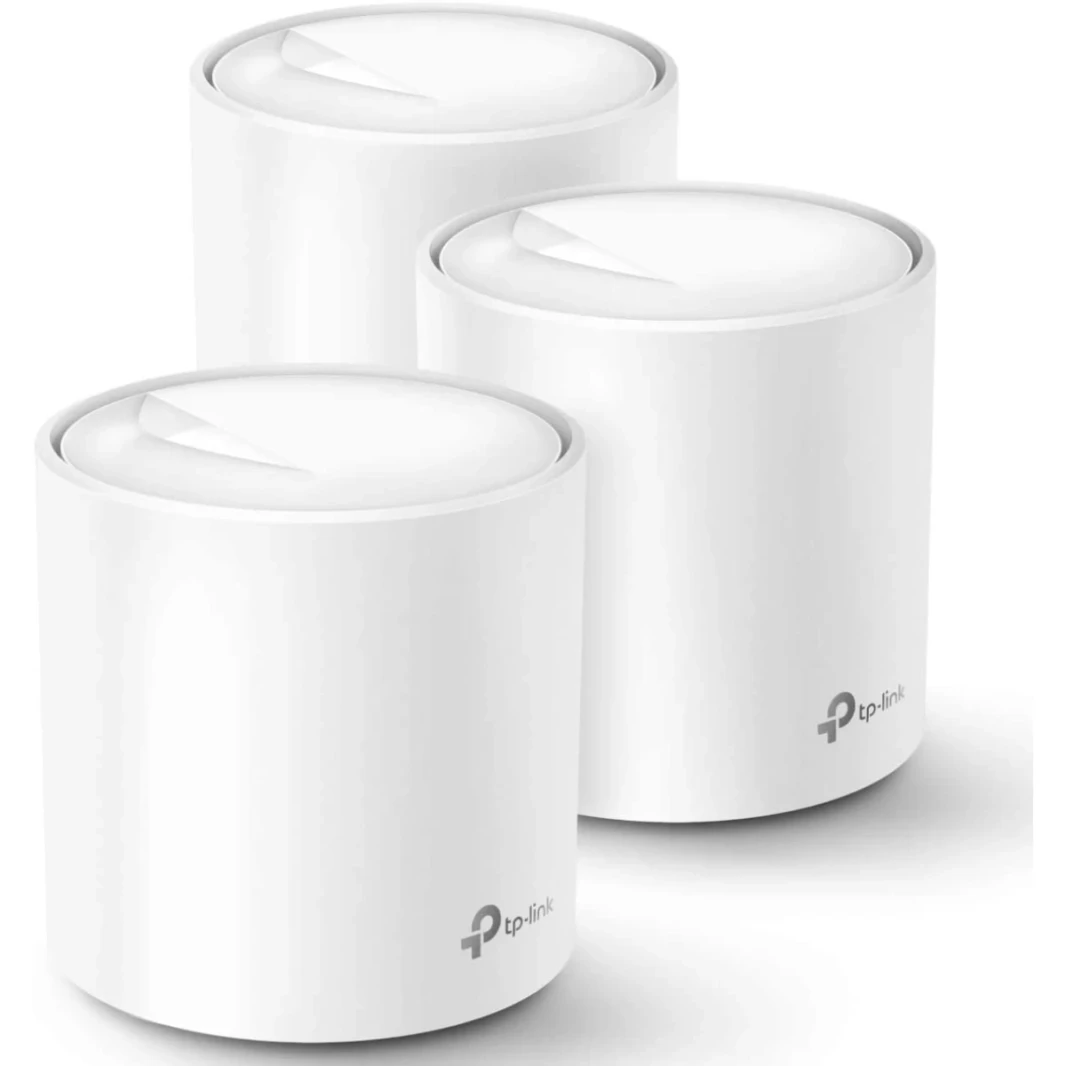 TP-Link Deco X20 WiFi 6 Mesh System Covers up to 5800 Sq.Ft Connect up to 150 Devices (3-Pack)