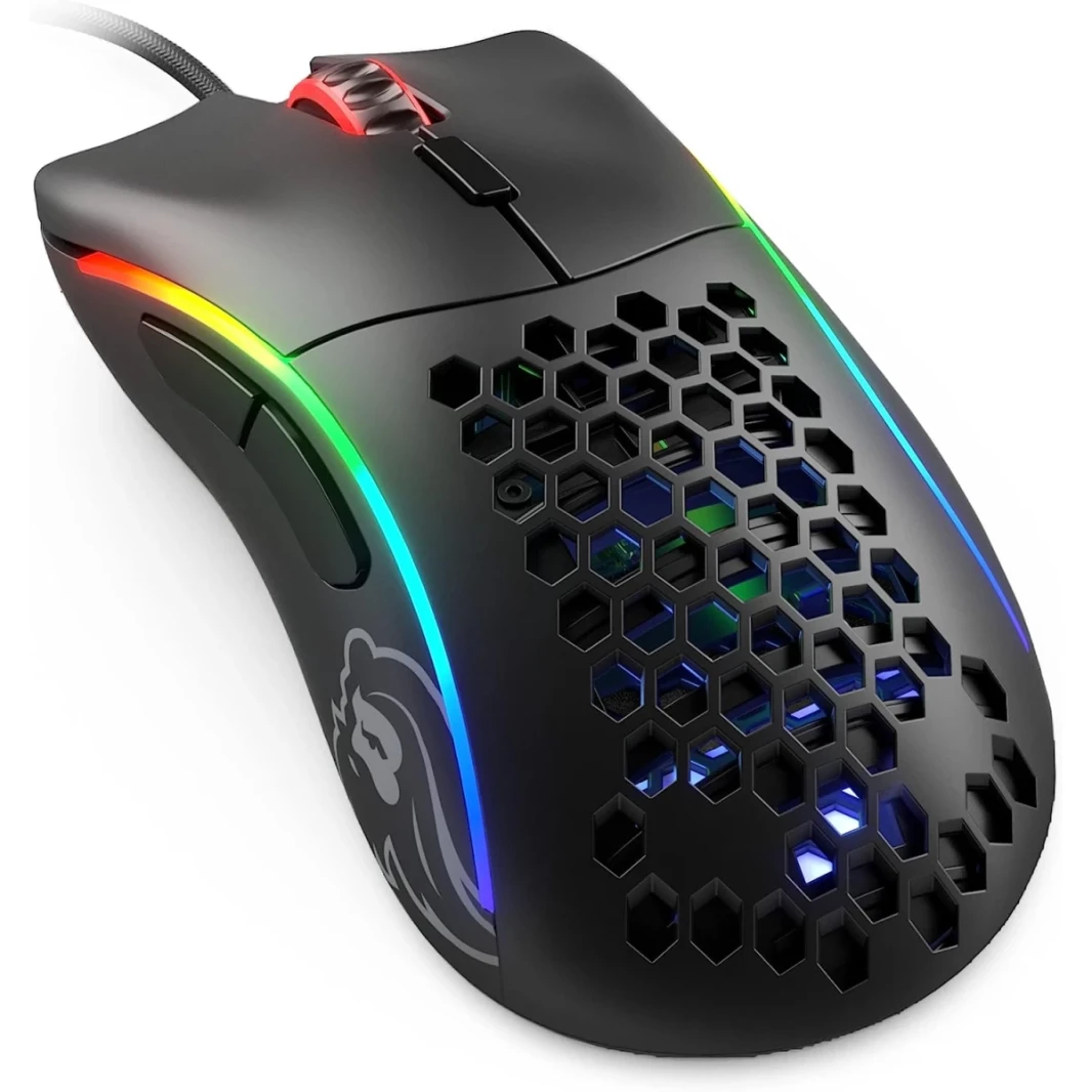 طراز رائع D 68G Superlight Honeycomb Mouse RGB USB Mouse - Matte Black