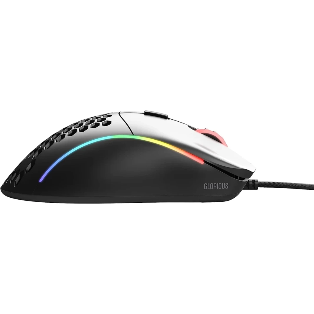 طراز رائع D 68G Superlight Honeycomb Mouse RGB USB Mouse - Matte Black