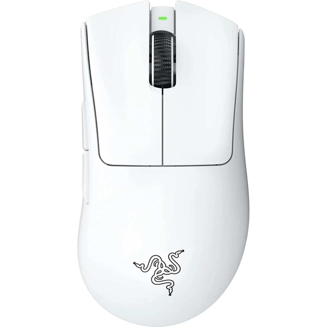 Razer Deathadder V3 Pro Hyperspeed Wireless 63g Focus Focus Pro 30K Sensor Sensor Gen -3 - اللون الأبيض
