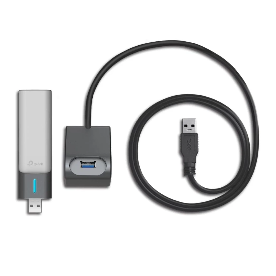 TP -Link Archer TX50UH AX3000 ربح مرتفع محول USB لاسلكي 3000 ميغابت في الثانية واي فاي 6 هوائيات عالية الكسب و pmofforming USB 3.0 - أسود