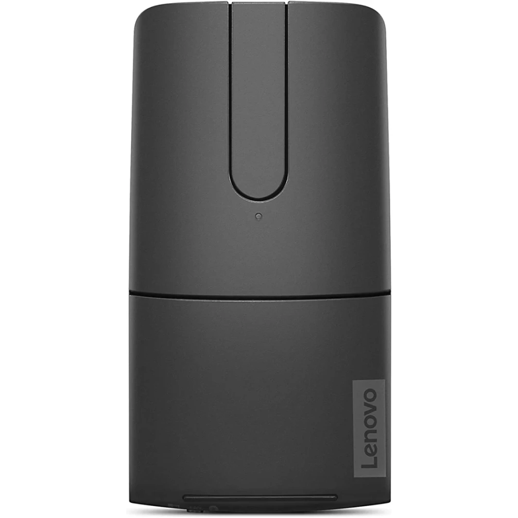 Lenovo Yoga Mouse & Laser Propreser 2.4 جيجا هرتز مستقبل Nano اللاسلكي و Bluetooth 5.0 الماوس البصري القابل للتعديل - الأسود