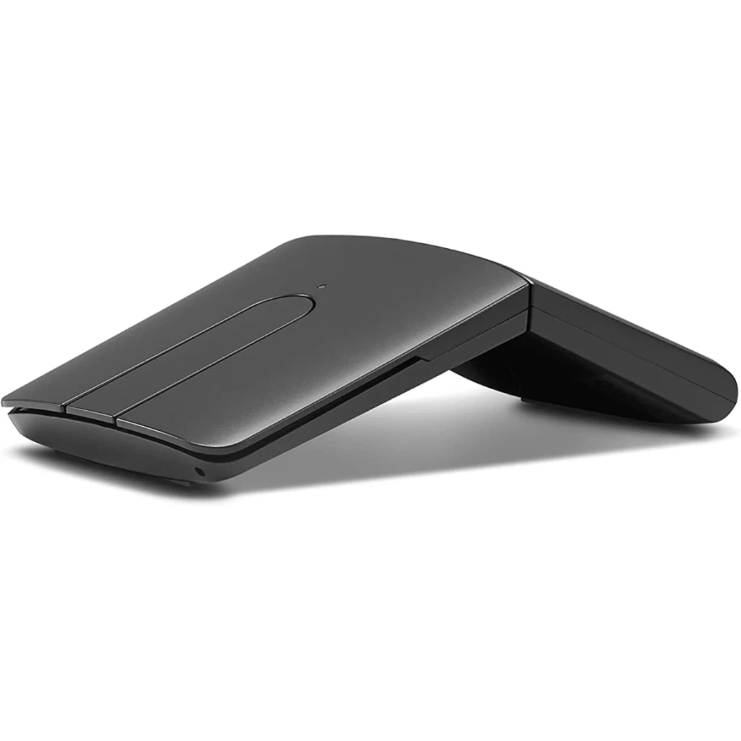 Lenovo Yoga Mouse & Laser Propreser 2.4 جيجا هرتز مستقبل Nano اللاسلكي و Bluetooth 5.0 الماوس البصري القابل للتعديل - الأسود
