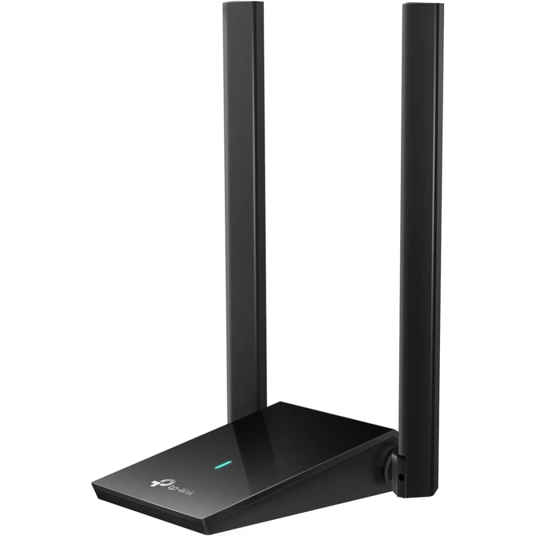 TP-Link Archer TX20U Plus AX1800 WIFI 6 USB Adapter 2.4GHz و 5GHZ HIGH DUAL BAND 5DBI ANTENNA WPA3 لنظام التشغيل Windows 11 و 10