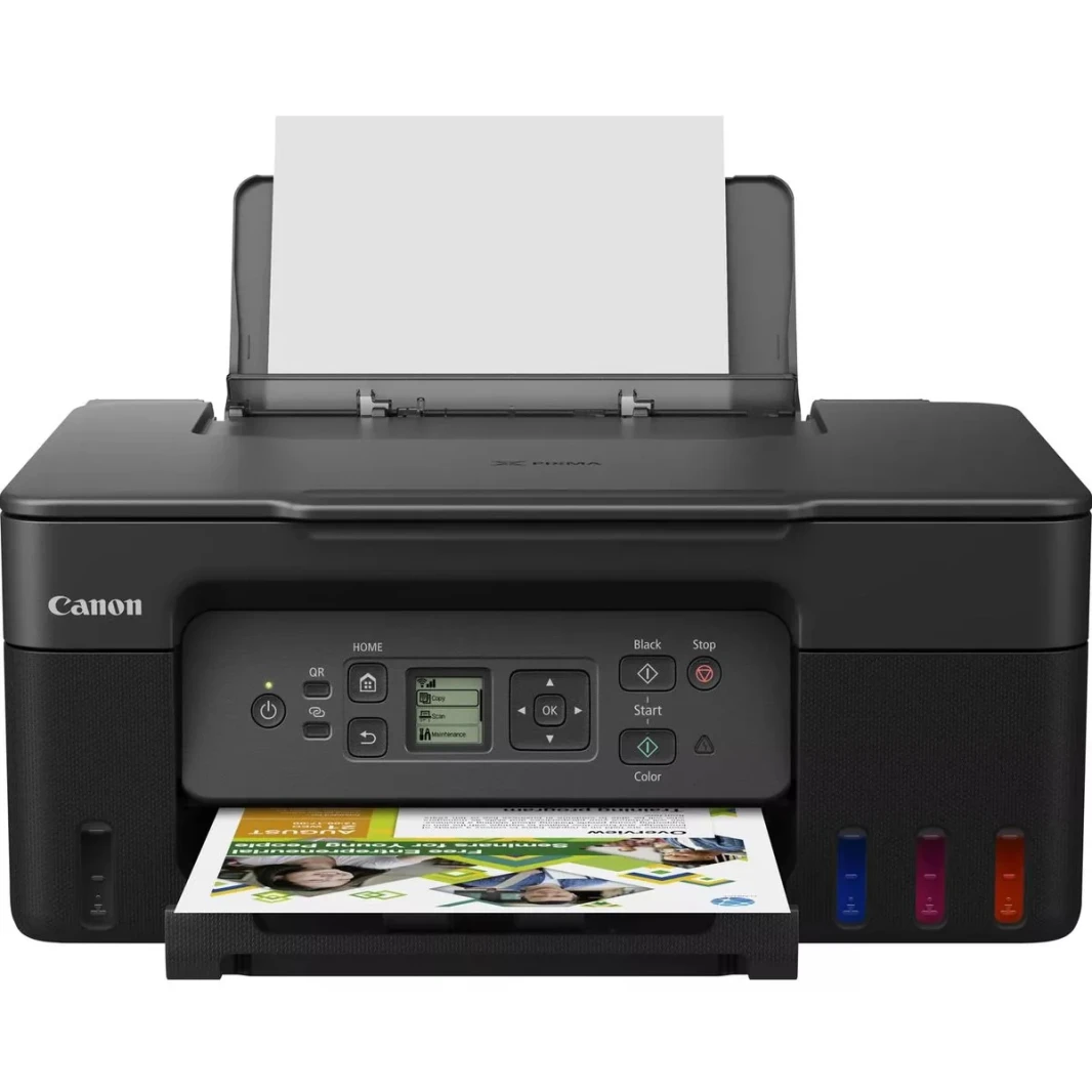 Canon Pixma G3470 Ink Tank All-in-One جهاز متعدد الوظائف (نسخ/طباعة/فحص/صور) مطبوعات سريعة وموفرات ضخمة-أسود