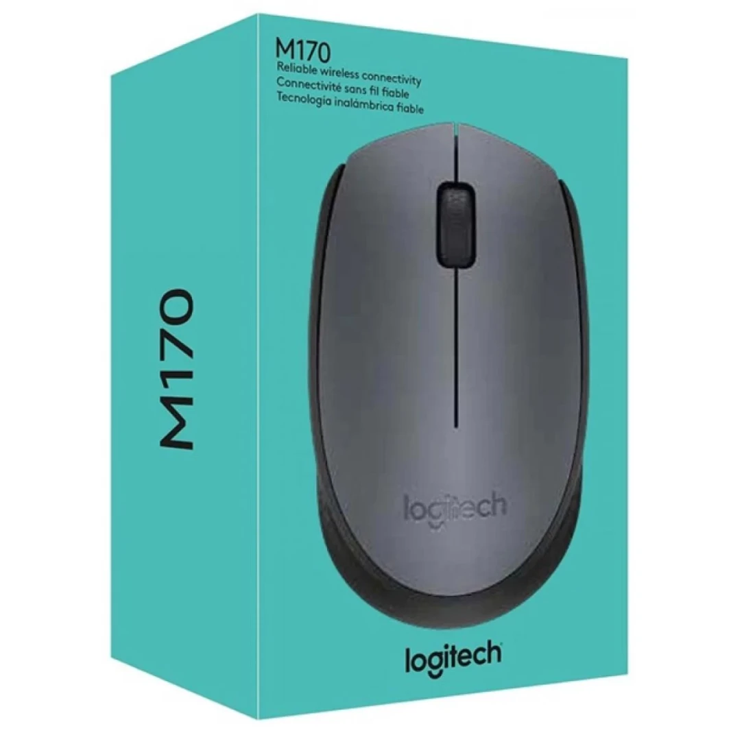 Logitech M170 مستقبل USB Mouse Mouse وعمر البطارية 12M