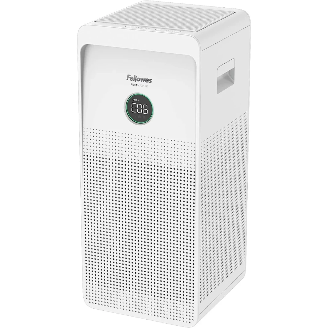 زملائه Aeramax SE Air Purifier 3 سرعات غرفة كبيرة مع مرشح الهواء الحقيقي HEPA ومسبوطات مسببة للتنقية من 3 مراحل 915 قدم مربع-أبيض