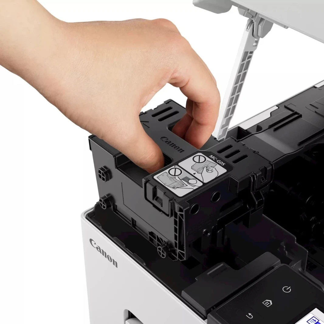 Canon Maxify GX4040 Ink Tank All-In-One Machine وشبكة متعددة الوظائف (نسخ/طباعة/مسح/فاكس) مع وحدة تغذية المستندات التلقائية-أبيض