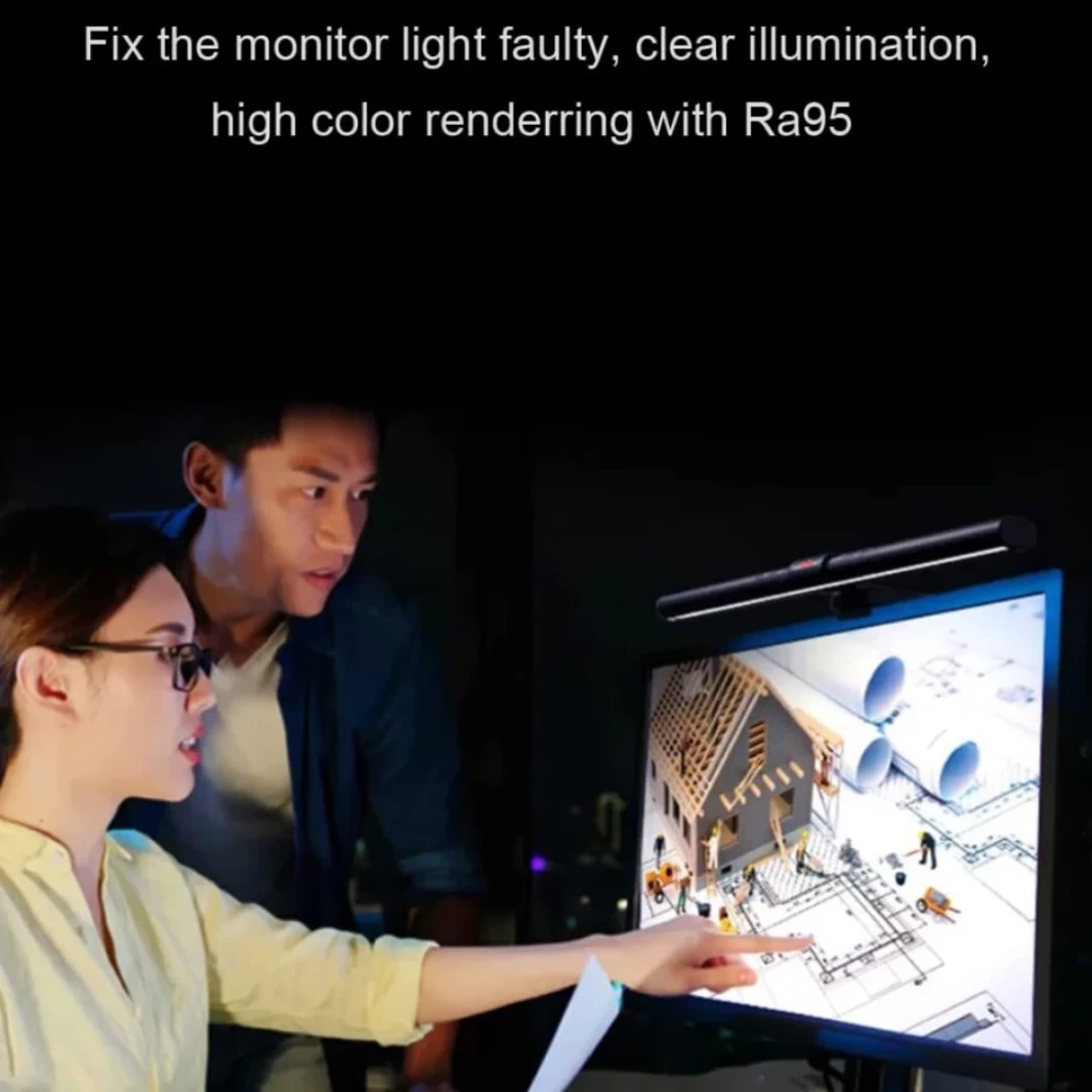 Redragon GML-113 Beryl Monitor Light E-Reading LED LED Computer Screenbar LAMP W/6 HIE