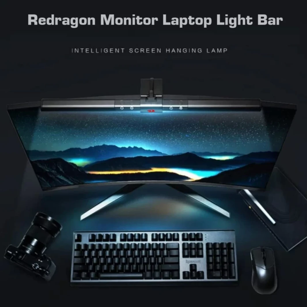 Redragon GML-113 Beryl Monitor Light E-Reading LED LED Computer Screenbar LAMP W/6 HIE